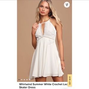 Lulus white dress